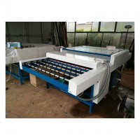 Horizontal glass cleaning drying integrated machine high temperature film washing equipment